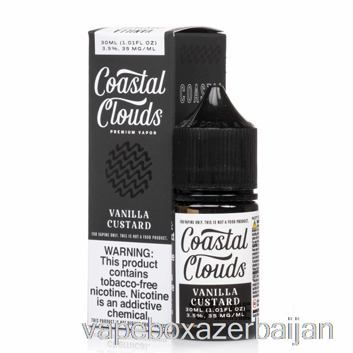 Vape Baku Vanilla Custard - Coastal SALTS - 30mL 35mg